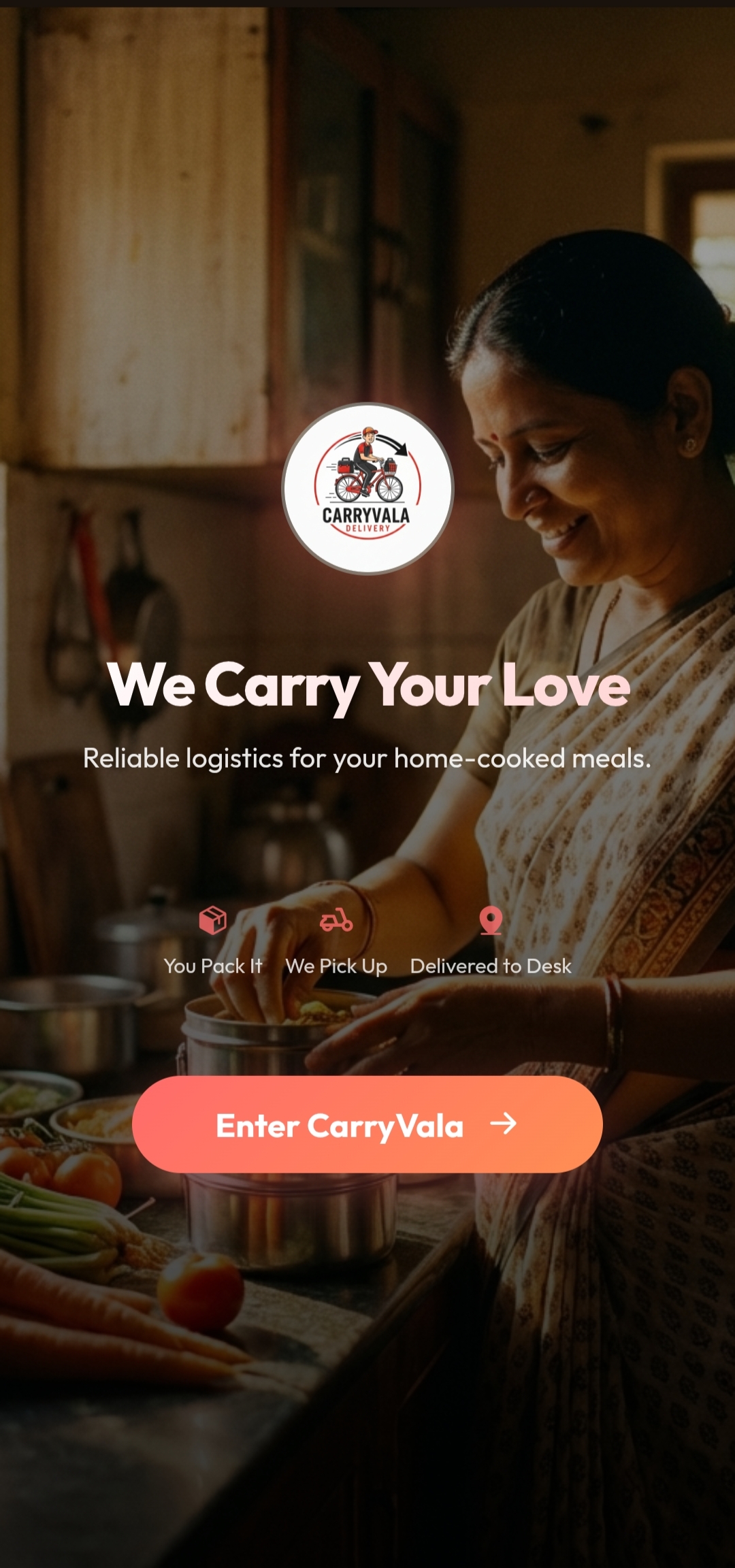 CarryVala – Hyperlocal Tiffin & Meal Box Delivery Platform